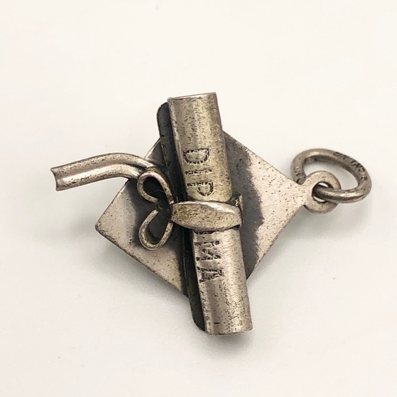 Beau sterling silver diploma graduation charm fob - Picture 3 of 5